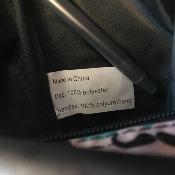 Arcadia Colorful Cat Faces Holiday Beauty Hair Care/Any Occasion Tote NWT - Picture 8 of 8